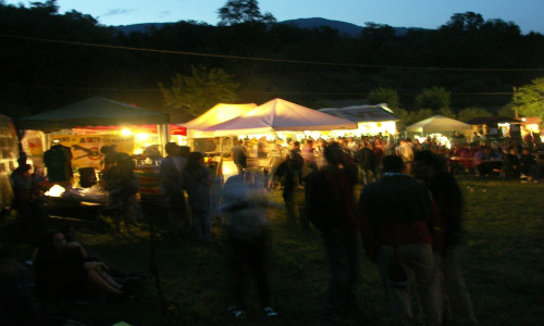 Le bancarelle al Pamali Festival 