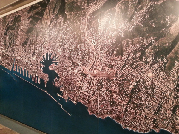 La foto satellitare di Genova a Galata Museo del mare