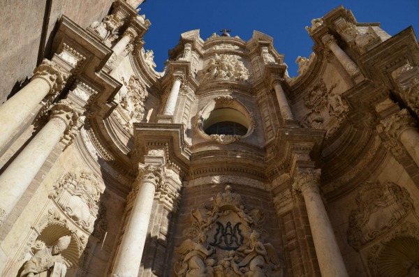 L’ingresso alla Cattedrale di Valencia