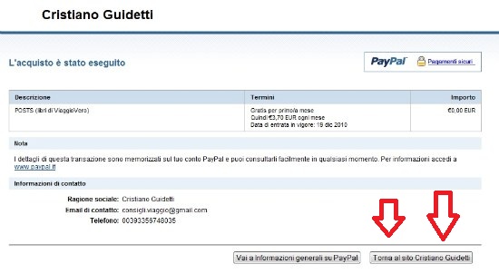Immagine dopo Iscrizione
