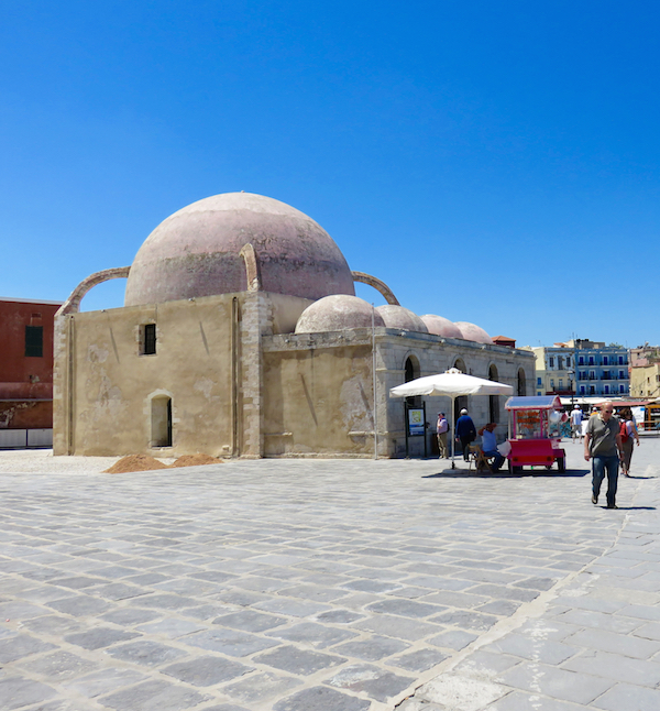 Moschea dei Giannizzeri, vecchio porto di Chania