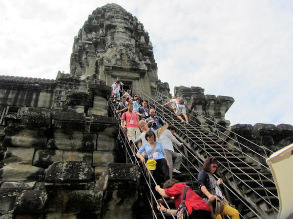 La salitina al tempio di Angkor Wat