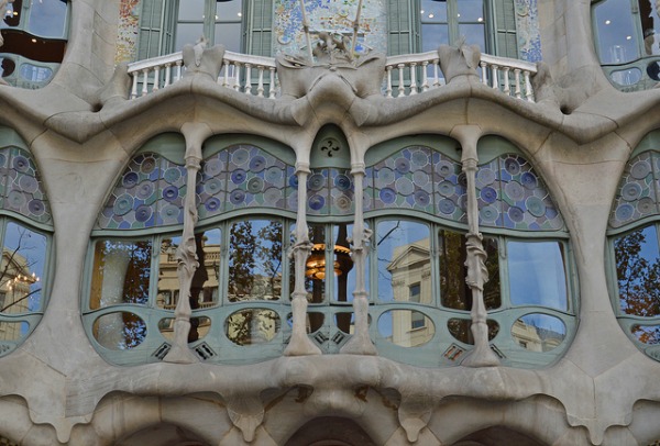 Particolare di Casa Battló, Barcellona