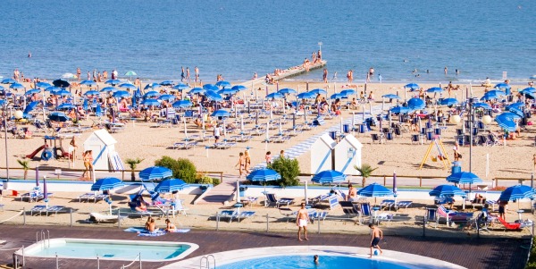 La spiaggia di Jesolo