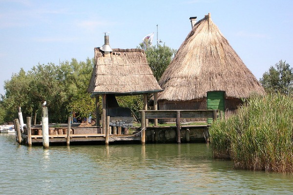 I casoni nella Laguna di Marano 