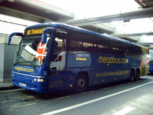 Un bus Megabus 