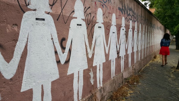 Murales a San Lorenzo contro il femminicidio