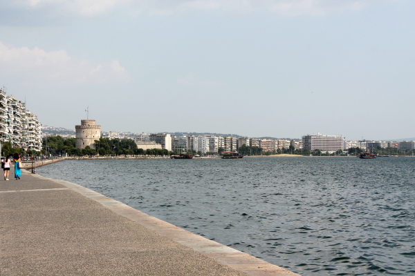 Il molo (e passeggiata) di Salonicco