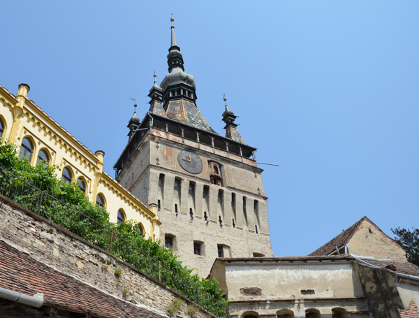 La torre dell’orologio a Sighișoara