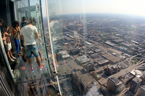 Le terrazze di vetro della Willis Tower 