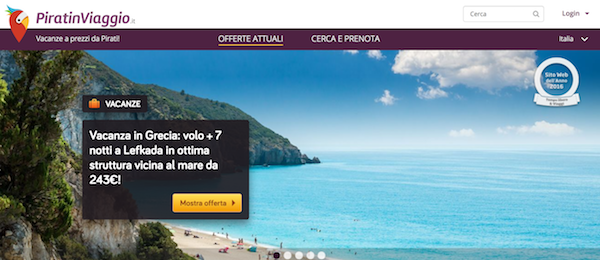 Homepage di Pirati in Viaggio