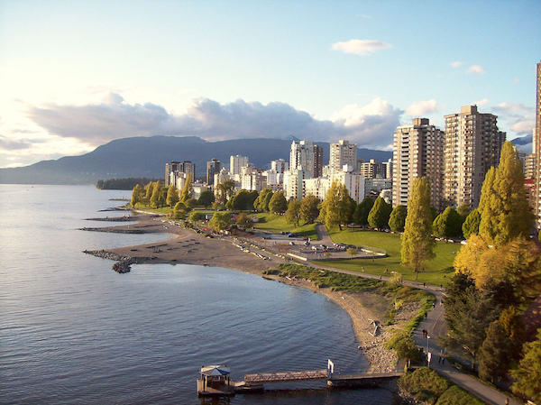 Una vista su Vancouver