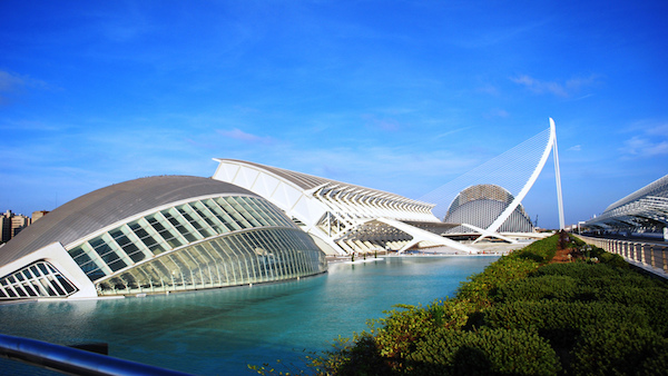 La città delle Arti e delle Scienze, opera di Santiago Calatrava