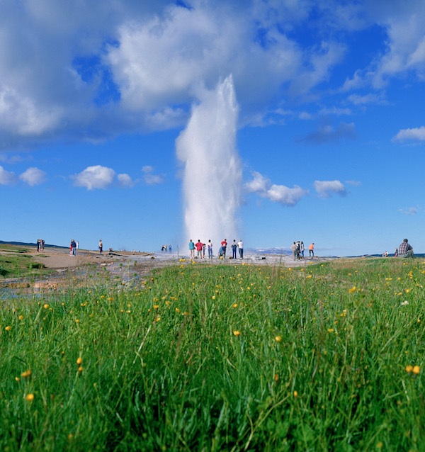 Il geyser Strokkur in Islanda