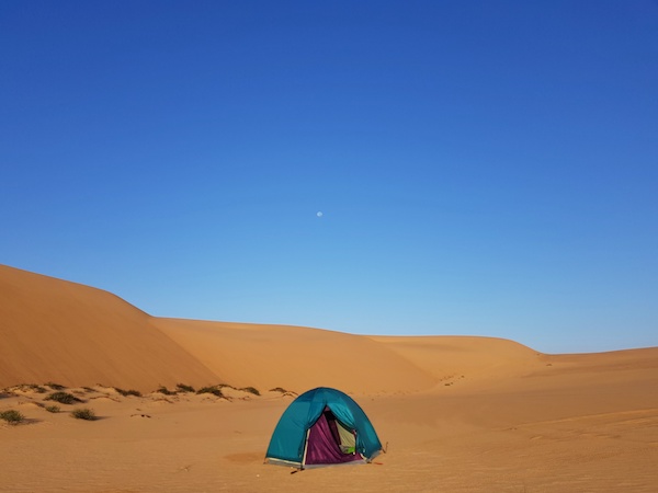 Dormire nel deserto Wahiba Sands in Oman
