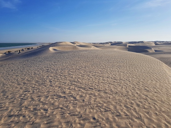 Le dune bianche di Khaluf in Oman 