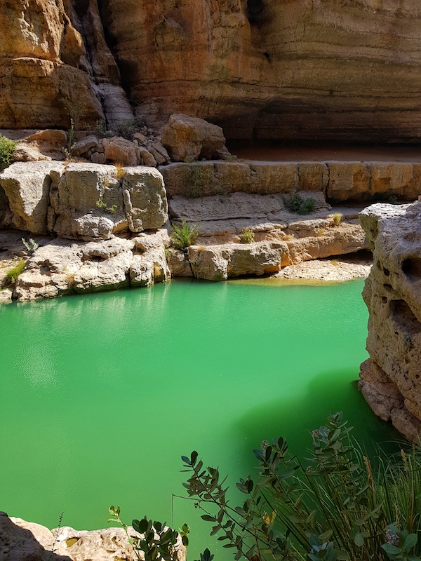 I colori di Wadi Al-Shab in Oman