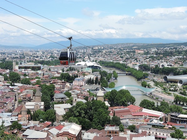 Tbilisi dall'alto