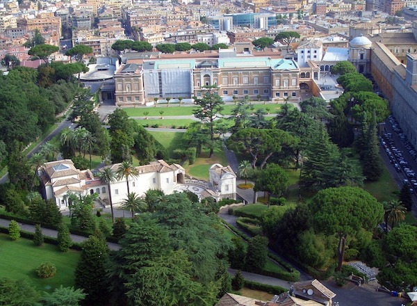 I giardini Vaticano a Roma 