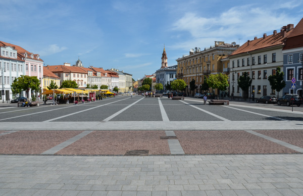 Vilnius e la sua piazza 