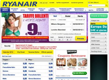 Homepage Ryanair