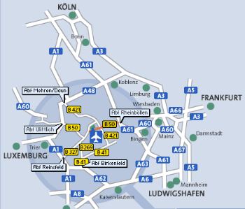 Mappa Aeroporto Hahn Mappa Aeroporto Hahn