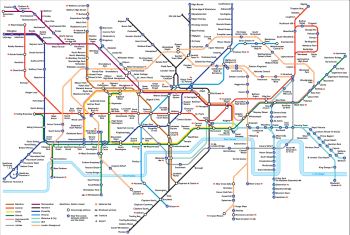 Mappa della metropolitana di Londra