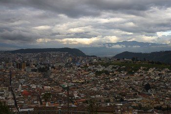 Quito vista dall'alto