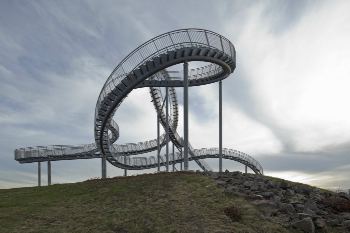 Heike Mutter and Ulrich Genth, Tiger & Turtle – Magic Mountain, Landmarke Angerpark, City of Duisburg. A project of the cultural capital of Europe RUHR.2010 