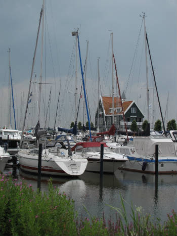Volendam, barche