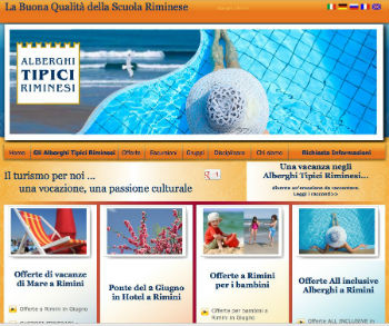  Homepage sito ufficiale Alberghi Tipici Riminesi
