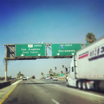 Verso Los Angeles