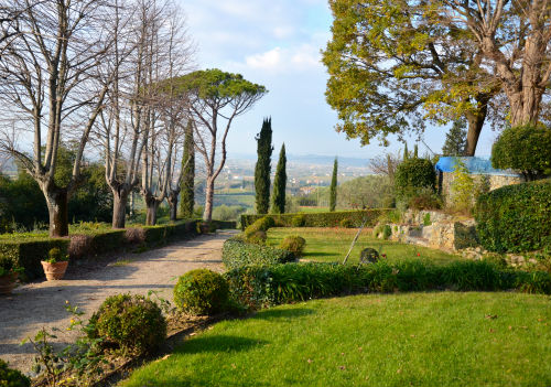 Il giardino delle tenuta 