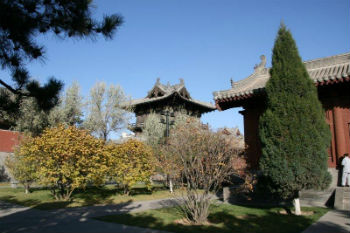 Veduta esterna del complesso di Huayan Temple