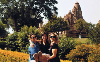 1-2-3 sceme a Khajuraho in India e il 4 fa la foto!