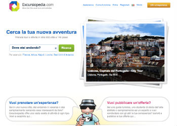 Screenshot del sito Excursiopedia