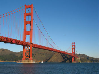 Il famoso Golden Gate di San Francisco