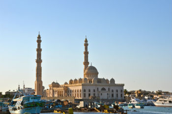 La Moschea vista dalla nuova Marina 