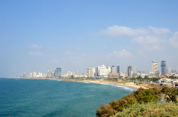 Skyline di Tel Aviv da Old Jaffa