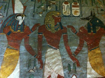 Foto rubata all'interno della Tomba di Ramses I