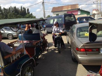 Traffico a Phnom Penh