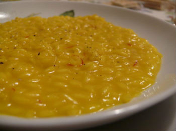 risotto allo zafferano