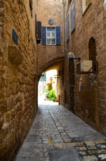 Una delle viottole di Old Jaffa 