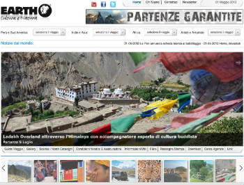 Screenshot Homepage sito ufficiale