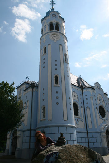 Chiesa blu a Bratislava 