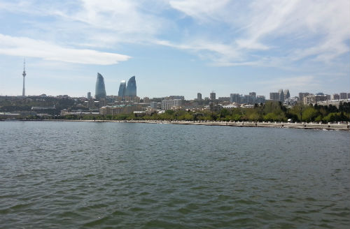 Lo skyline di Baku