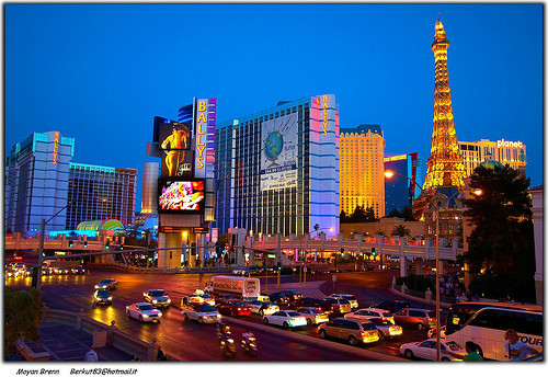 Las Vegas al tramonto