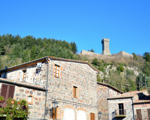La torre, quel che resta del castello di Ghino di Tacco