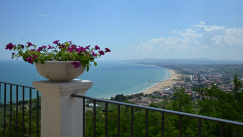 Il panorama dal Belvedere di Vasto