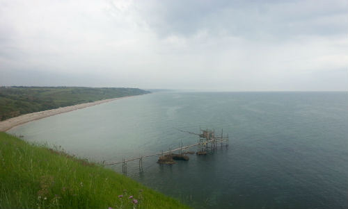 Splendido panorama dalla Riserva Naturale di Punta Aderci